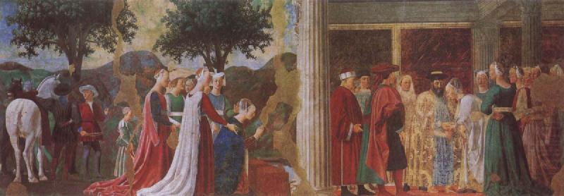 Adoration of the Holy Wood and the Meeting of Solomon and the Queen of Sheba, Piero della Francesca